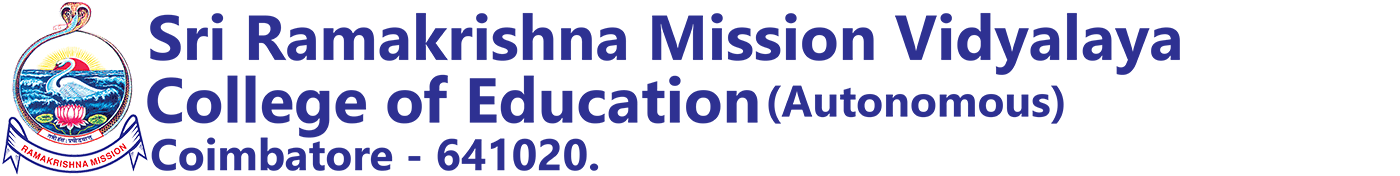 Sri Ramakrishna Mission Vidyalaya College of Education